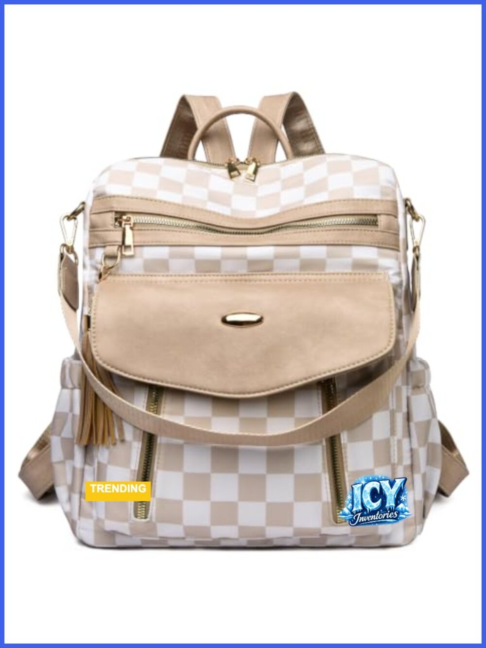 Nylon Backpack Purse Anti-theft Designer Satchel Handbag 3-Way Carry Work Travel